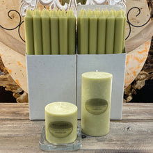 Load image into Gallery viewer, Hand Poured Dinner Candle - Sage Green
