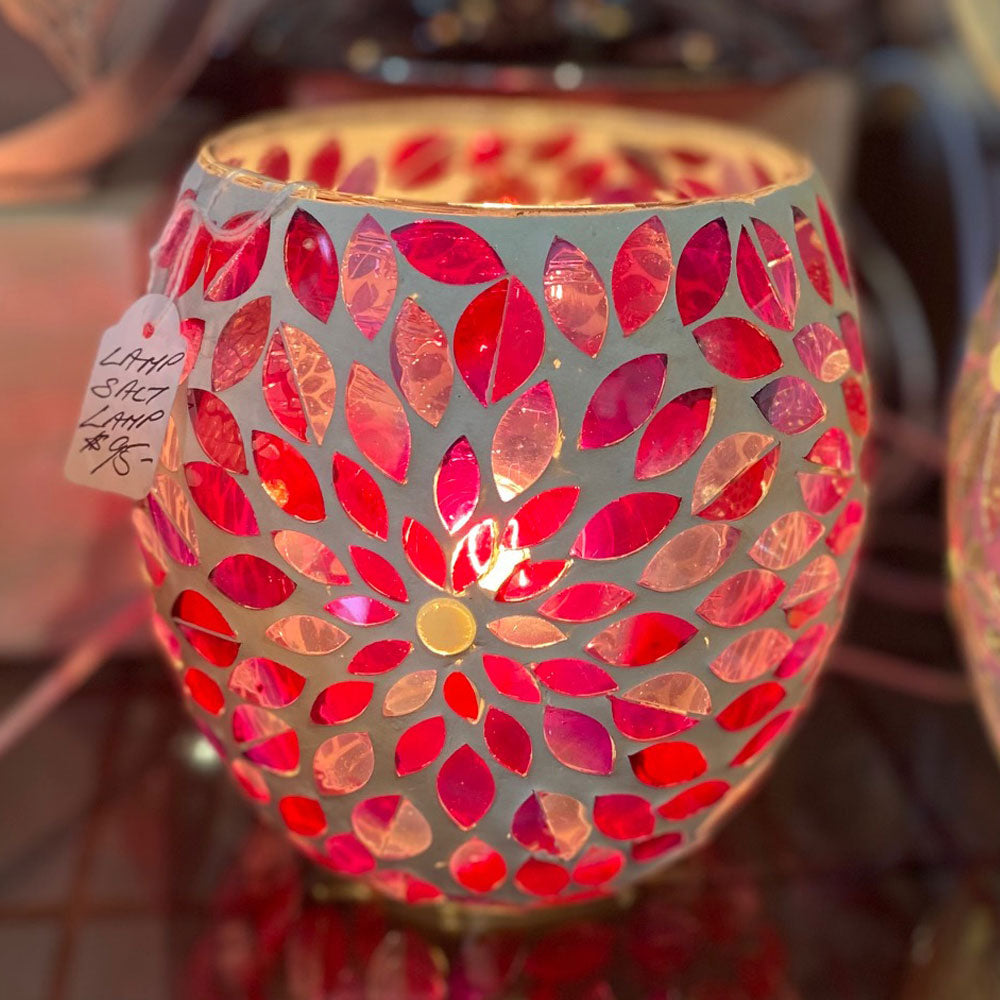 Mosaic Salt Lamp