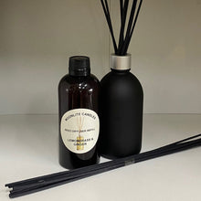 Load image into Gallery viewer, Lemongrass &amp; Ginger - Reed Diffuser Refill Fragrance 300ml Bottle + Set of Reeds
