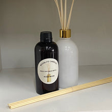 Load image into Gallery viewer, Rose Musk - Reed Diffuser Refill Fragrance 300m Bottle + Set of Reeds
