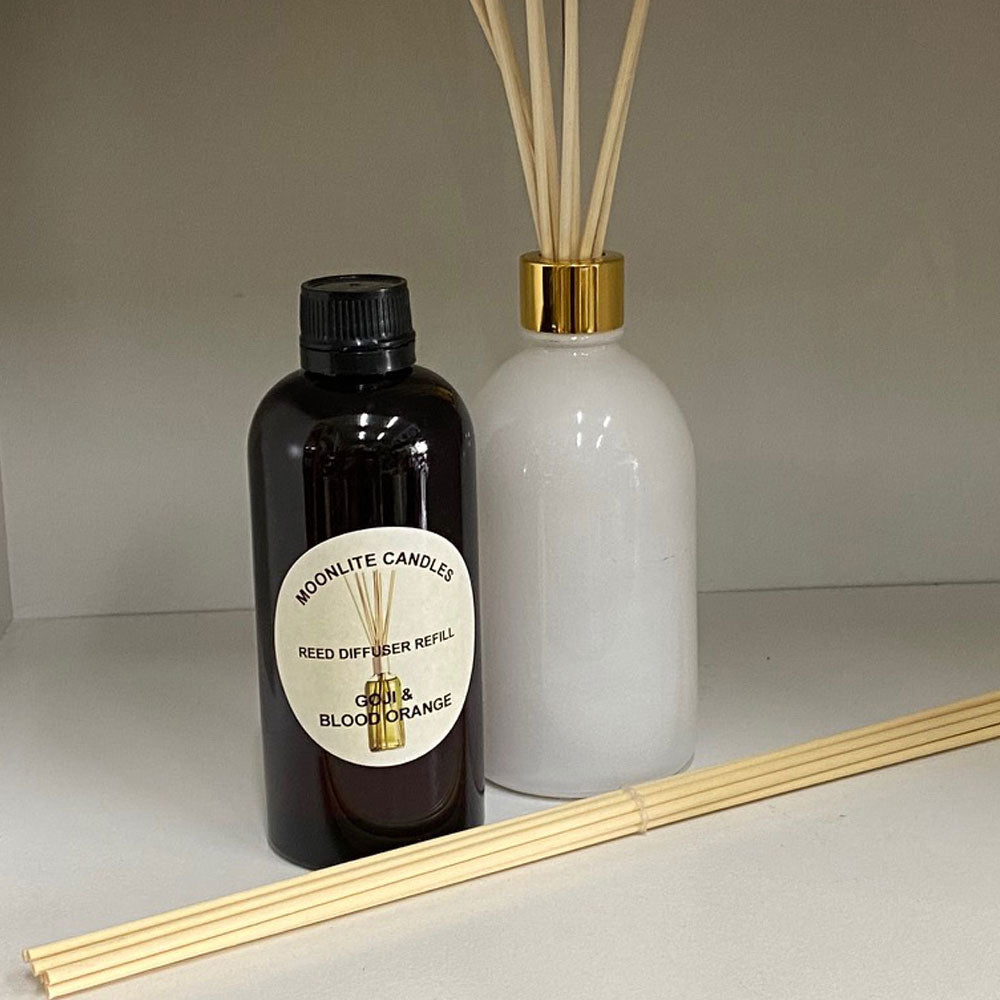 Goji & Blood Orange - Reed Diffuser Refill Fragrance 300ml + Set of Reeds