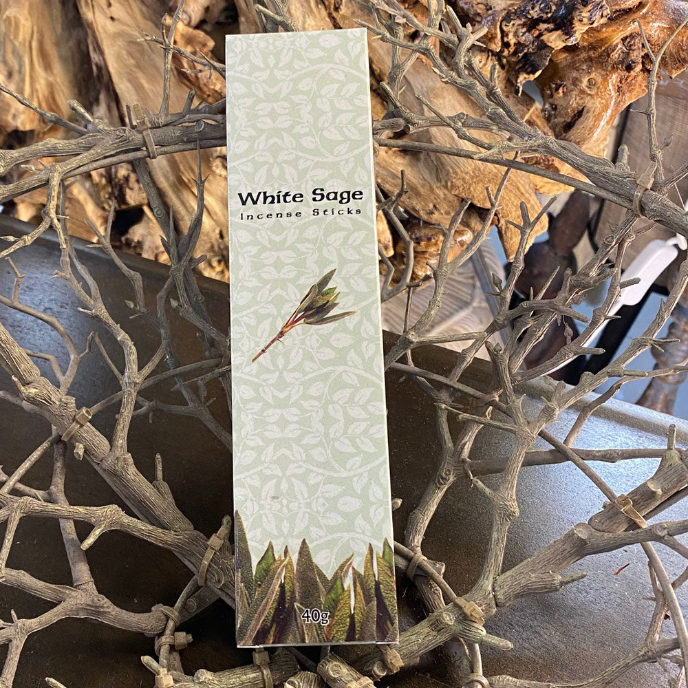 White Sage Incense. Kamini Brand. 4 size Packs